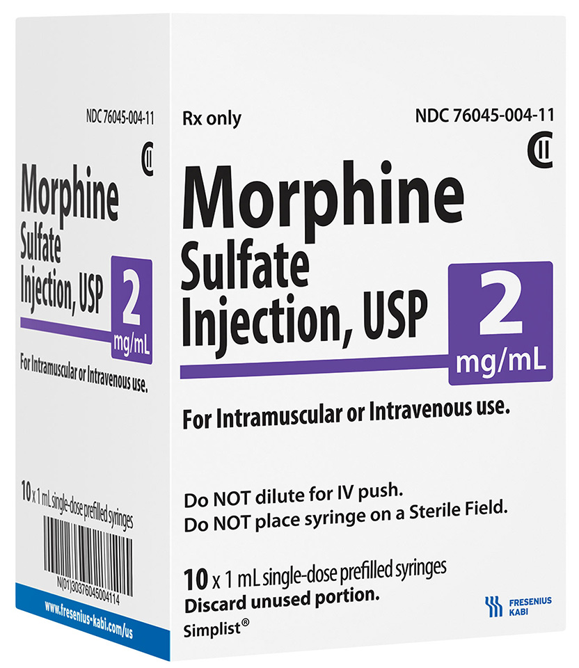 MicroVault Carton image for 2 mg per 1 mL of Morphine