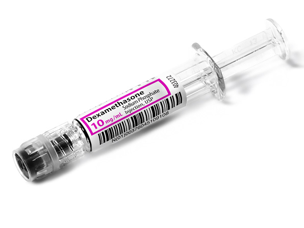 Angled Syringe image for 10 mg per 1 mL of Dexamethasone
