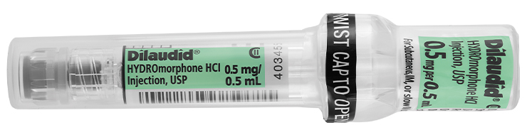 MicroVault Syringe image for 0.5 mg per 0.5 mL of Dilaudid