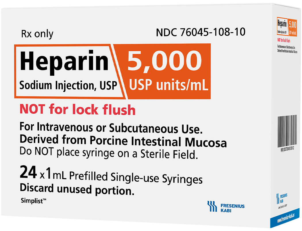 Volume Carton image for 5000 USP per 1 mL of Heparin